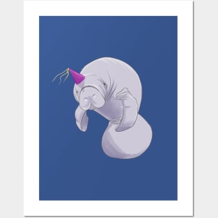 Party Manatee! Posters and Art
